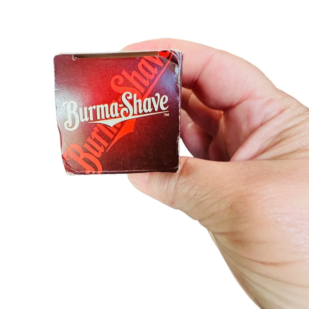 Burma-Shave Shaving Brush 100% Natural Bristle Personna Vintage Style New in Box